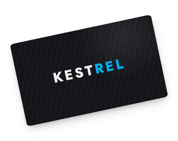 Black business card with spot UV gloss pattern